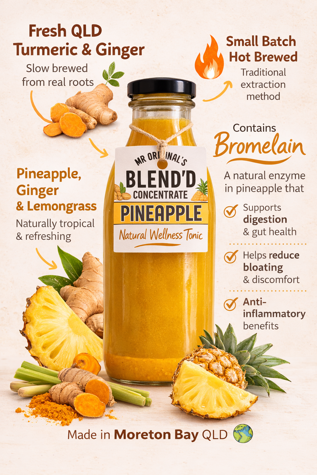 750ml Pineapple x 2