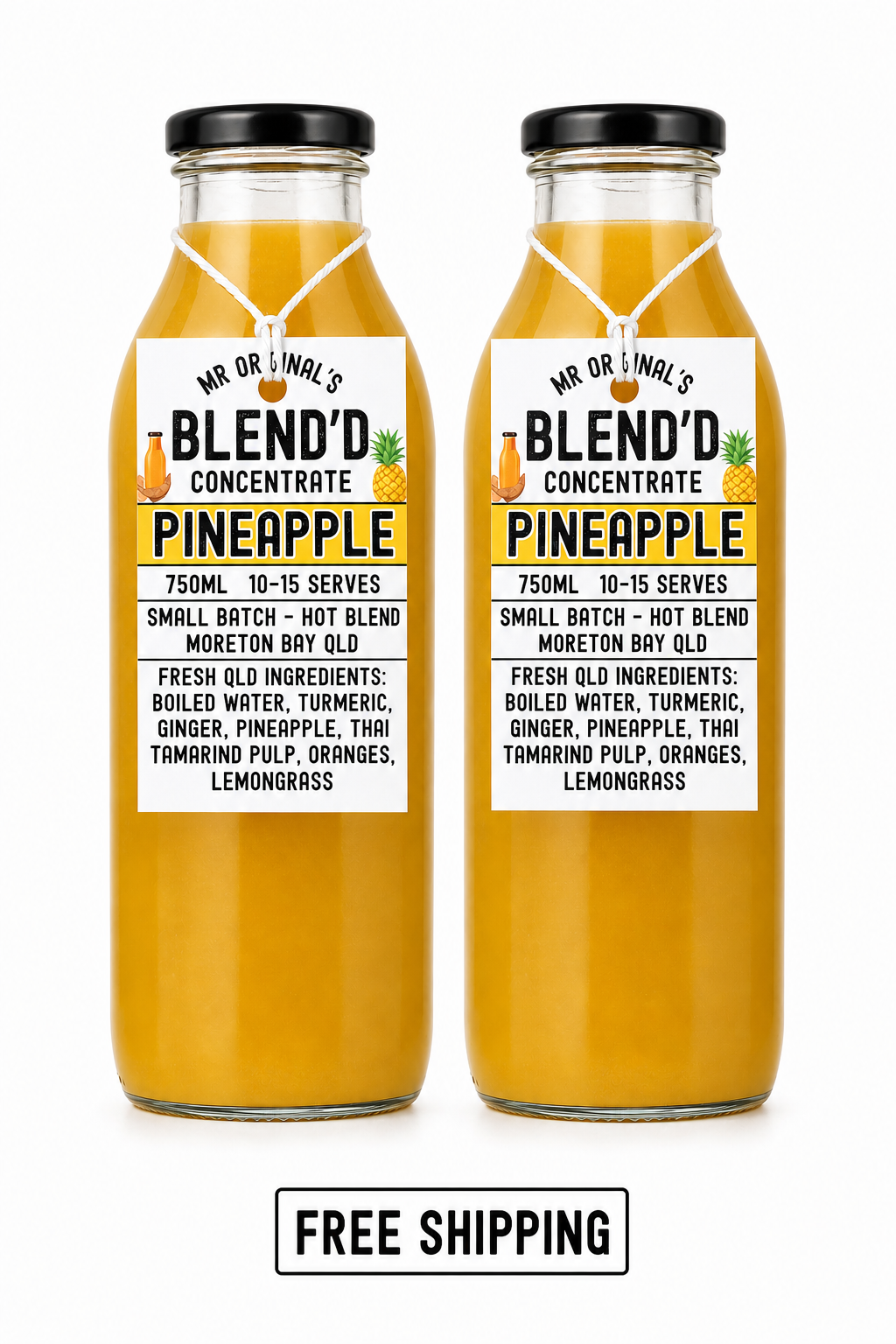 750ml Pineapple x 2